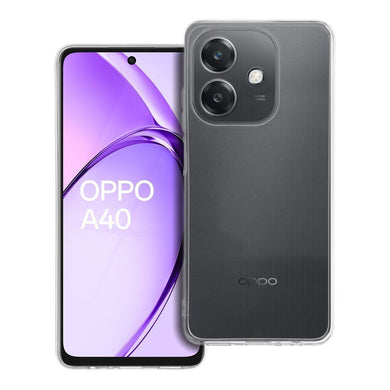 Гръб CLEAR 2 mm за OPPO A40 (със защита за камерите) прозрачен