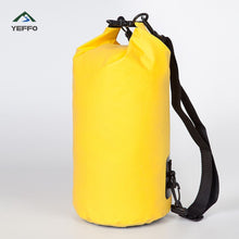 Заредете изображение във визуализатора на галерията – Waterproof Bucket Bag 10L yellow
