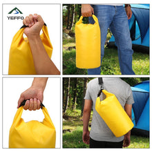 Заредете изображение във визуализатора на галерията – Waterproof Bucket Bag 10L yellow

