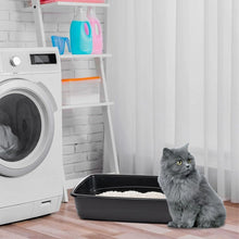 Заредете изображение във визуализатора на галерията – Cat litter box with scoop RC-K-849 black
