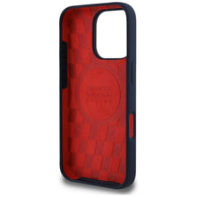 Заредете изображение във визуализатора на галерията – Гръб RED BULL за IPHONE 16 Pro Max compatible with MagSafe RBHMP16X24SIOLVR (Silicone ORBR20 Logo Red Lining) тъмно син
