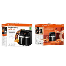 Заредете изображение във визуализатора на галерията – HOCO Air Fryer with touch screen 8L 1700W HE20 black
