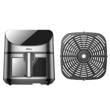 Заредете изображение във визуализатора на галерията – HOCO Air Fryer with touch screen and window 8L 1700W HE21 black
