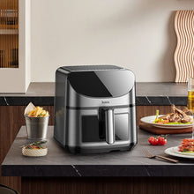 Заредете изображение във визуализатора на галерията – HOCO Air Fryer with touch screen and window 8L 1700W HE21 black
