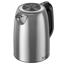 Заредете изображение във визуализатора на галерията – HOCO stainless steel electric kettle 1,7L HE12 stainless steel

