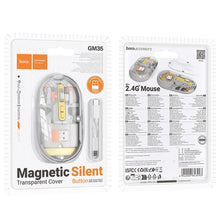 Заредете изображение във визуализатора на галерията – HOCO computer wireless mouse dual-mode SILENT 2,4G 1600 dpi GM35 space gray
