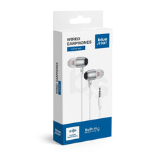 Заредете изображение във визуализатора на галерията – BLUE STAR wire earphones Jack 3,5 mm with microphone M09 1,2 m white
