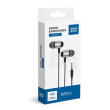 Заредете изображение във визуализатора на галерията – BLUE STAR wire earphones Jack 3,5 mm with microphone M09 1,2 m black
