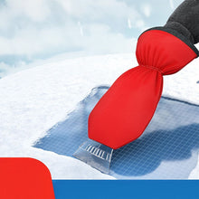 Заредете изображение във визуализатора на галерията – Car snow scraper with glove red
