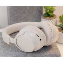 Заредете изображение във визуализатора на галерията – HOCO wire headphones bluetooth W53 morning mist white
