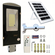 Заредете изображение във визуализатора на галерията – Solar garden/street lamp for pole 100W 129 LED RC-K-1328
