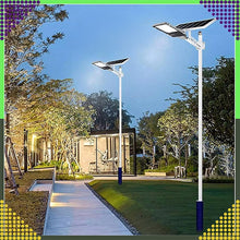 Заредете изображение във визуализатора на галерията – Solar garden/street lamp for pole 50W 100 LED RC-K-1327
