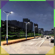 Заредете изображение във визуализатора на галерията – Solar garden/street lamp for pole 50W 100 LED RC-K-1327

