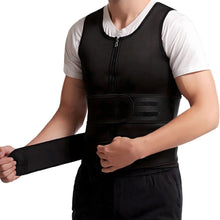 Заредете изображение във визуализатора на галерията – Men's training neoprene vest RC-K-1365 size S black
