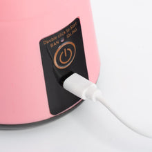 Заредете изображение във визуализатора на галерията – Portable fresh fruit blender for smoothie 380 ml pink
