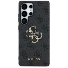 Заредете изображение във визуализатора на галерията – Оригинален гръб GUESS за SAMSUNG S25 Ultra GUHCS25L4GMGGR (4G PU Big Logo) черен
