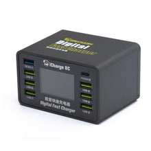 Заредете изображение във визуализатора на галерията – MECHANIC iCharge 8C 8-Port DC Power Supply PD QC3.0
