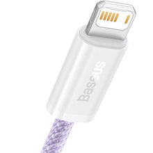 Заредете изображение във визуализатора на галерията – Baseus cable usb to apple lightning 8-pin 2,4a dynamic series cald000405 1m purple
