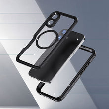 Заредете изображение във визуализатора на галерията – Waterproof case SHELLBOX GT compatible with MagSafe for IPHONE 16 black
