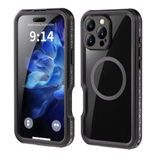 Заредете изображение във визуализатора на галерията – Waterproof case SHELLBOX GT compatible with MagSafe for IPHONE 16 Pro Max black
