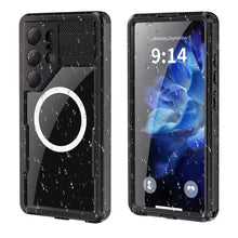 Заредете изображение във визуализатора на галерията – Waterproof case SHELLBOX MARS with metal ring for SAMSUNG S25 Ultra black
