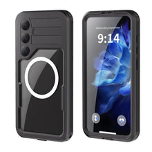 Заредете изображение във визуализатора на галерията – Waterproof case SHELLBOX MARS with metal ring for SAMSUNG S25 Plus black
