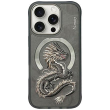 Заредете изображение във визуализатора на галерията – Гръб NIMMY DRAGON (MagSafe) за IPHONE 16 Pro Max сив
