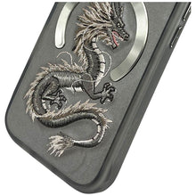 Заредете изображение във визуализатора на галерията – Гръб NIMMY DRAGON (MagSafe) за IPHONE 16 Pro Max сив
