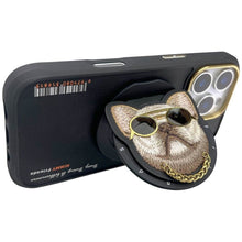 Заредете изображение във визуализатора на галерията – NIMMY case GLASSES COOL DOG compatible with MagSafe for IPHONE 16 Pro black

