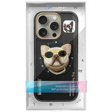 Заредете изображение във визуализатора на галерията – NIMMY case GLASSES COOL DOG compatible with MagSafe for IPHONE 16 Pro black
