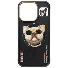 Заредете изображение във визуализатора на галерията – NIMMY case GLASSES COOL DOG compatible with MagSafe for IPHONE 16 Pro Max black
