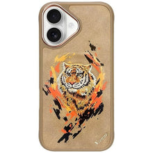 Заредете изображение във визуализатора на галерията – NIMMY case TIGER compatible with MagSafe for IPHONE 16 light brown
