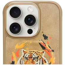 Заредете изображение във визуализатора на галерията – NIMMY case TIGER compatible with MagSafe for IPHONE 16 Pro light brown
