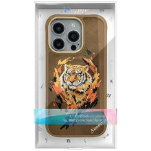 Заредете изображение във визуализатора на галерията – NIMMY case TIGER compatible with MagSafe for IPHONE 16 Pro light brown
