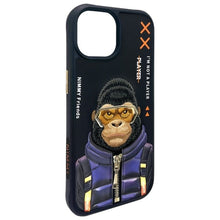 Заредете изображение във визуализатора на галерията – Гръб NIMMY COOL&amp;CUTE 2.0 Monkey за IPHONE 15 черен
