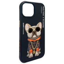 Заредете изображение във визуализатора на галерията – Гръб NIMMY GLASSES COOL DOG за IPHONE 15 черен
