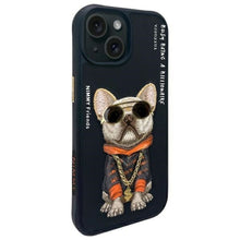 Заредете изображение във визуализатора на галерията – Гръб NIMMY GLASSES COOL DOG за IPHONE 15 черен
