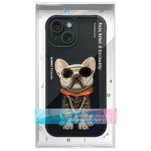 Заредете изображение във визуализатора на галерията – Гръб NIMMY GLASSES COOL DOG за IPHONE 15 черен
