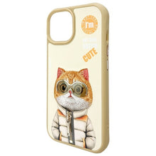 Заредете изображение във визуализатора на галерията – NIMMY case COOL&amp;CUTE 2.0 Cat for IPHONE 15 khaki
