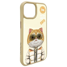 Заредете изображение във визуализатора на галерията – NIMMY case COOL&amp;CUTE 2.0 Cat for IPHONE 15 khaki
