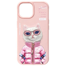 Заредете изображение във визуализатора на галерията – Гръб NIMMY COOL&amp;CUTE 2.0 Cat за IPHONE 15 розов
