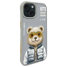 Заредете изображение във визуализатора на галерията – NIMMY case COOL&amp;CUTE 2.0 Bear for IPHONE 15 gray
