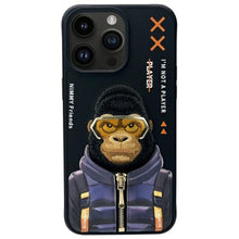 Заредете изображение във визуализатора на галерията – Гръб NIMMY COOL&amp;CUTE 2.0 Monkey за IPHONE 15 Pro черен
