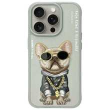 Заредете изображение във визуализатора на галерията – Гръб NIMMY GLASSES COOL DOG за IPHONE 15 Pro сив
