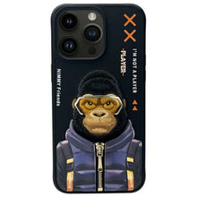 Заредете изображение във визуализатора на галерията – Гръб NIMMY COOL&amp;CUTE 2.0 Monkey за IPHONE 15 Pro Max черен
