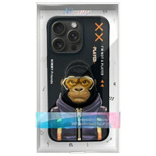 Заредете изображение във визуализатора на галерията – Гръб NIMMY COOL&amp;CUTE 2.0 Monkey за IPHONE 15 Pro Max черен
