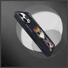 Заредете изображение във визуализатора на галерията – NIMMY case GLASSES COOL CAT for IPHONE 15 Pro Max black

