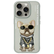 Заредете изображение във визуализатора на галерията – Гръб NIMMY GLASSES COOL DOG за IPHONE 15 Pro Max сив
