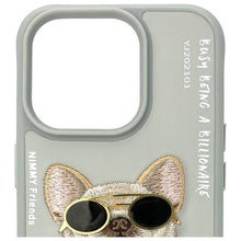 Заредете изображение във визуализатора на галерията – Гръб NIMMY GLASSES COOL DOG за IPHONE 15 Pro Max сив
