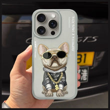 Заредете изображение във визуализатора на галерията – Гръб NIMMY GLASSES COOL DOG за IPHONE 15 Pro Max сив
